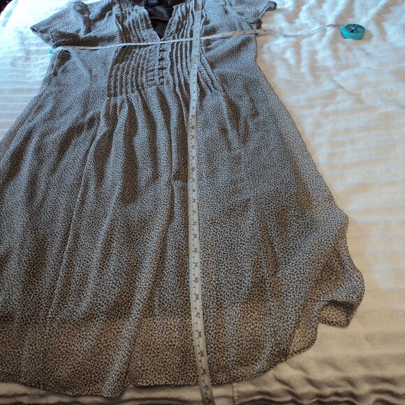 Women's Brown/Cream Dress with Brown Lining - Picture 5 of 7